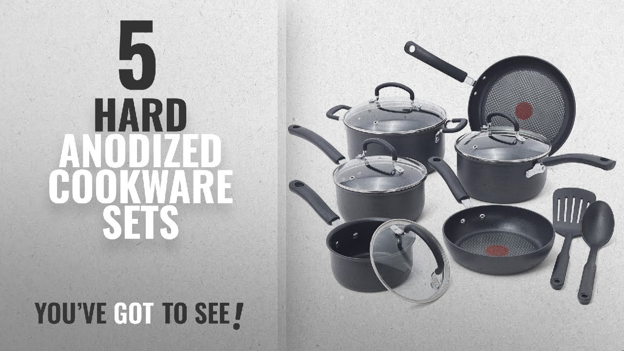 Best Hard Anodized Cookware Sets [2018] Tfal E765SC Ultimate Hard
