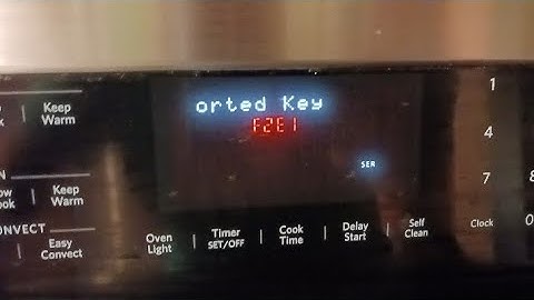 715 Kitchenaid Whirlpool double oven Error Code Fault test mode F2E1 mode