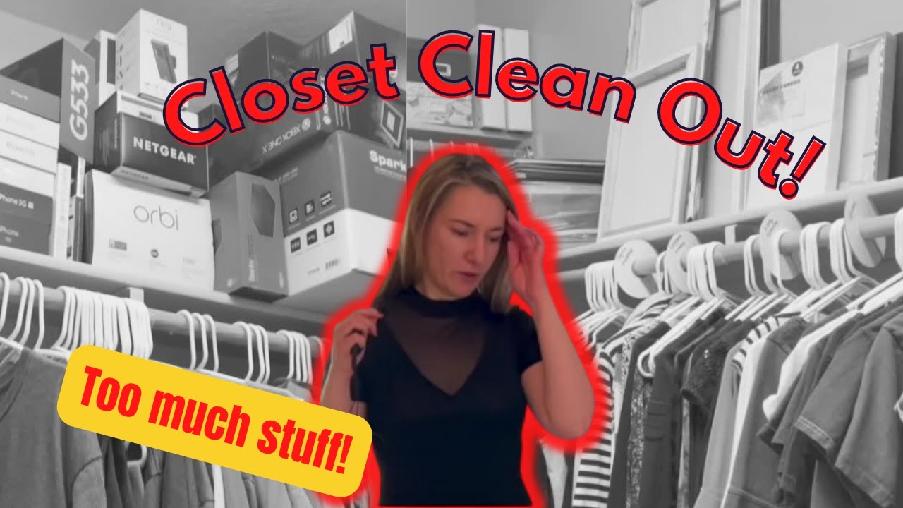 Closet Clean Out | Declutter With Me! - YouTube