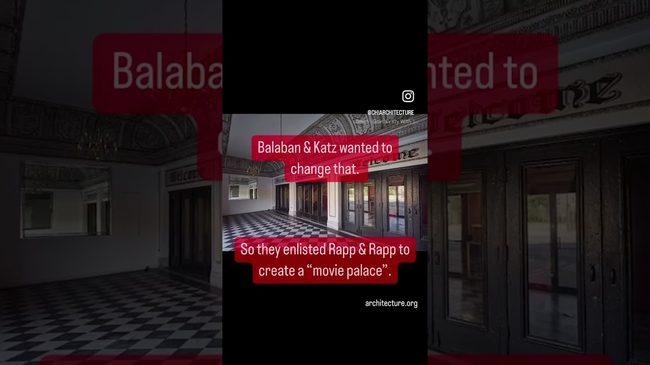 An Early "Movie Palace" in Chicago