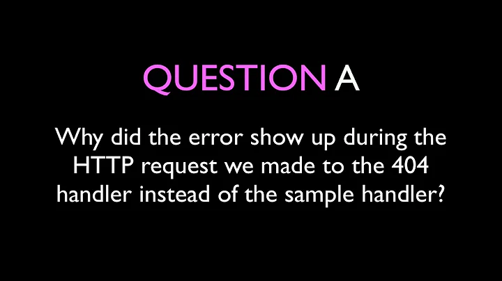 Bonus Lecture -  "Error: Can't set headers after they are sent."