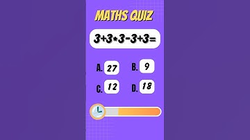 99% will fail to solve this math puzzles in 3 SECONDS #quiz #puzzle #shorts