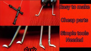 How to make, dimple lock picks at home.