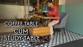 Coffee Table cum Study Table with Storage | Soft Close Lift Top Design!❤️😍 screenshot 3