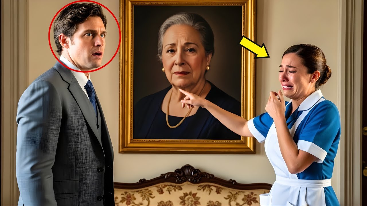¡Señor, Su Madre Está Viva La Vi En El Manicomio!, Gritó La Empleada Al Ver El Retrato En La Mansión