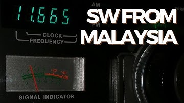 Kenwood R1000 vs XHDATA D-109 and D-808 on weak shortwave signal from Malaysia 11665 kHz