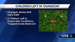 Fayette County parents accused of locking 5 kids inside filth-covered 'dungeon'