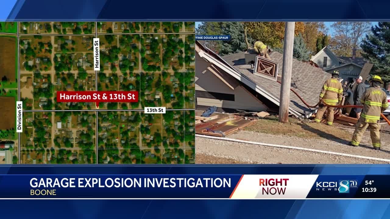 Garage explosion in Boone under investigation - YouTube
