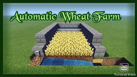 i made a automatic wheat farm in minecraft survival series part 3 | mr neon devil |