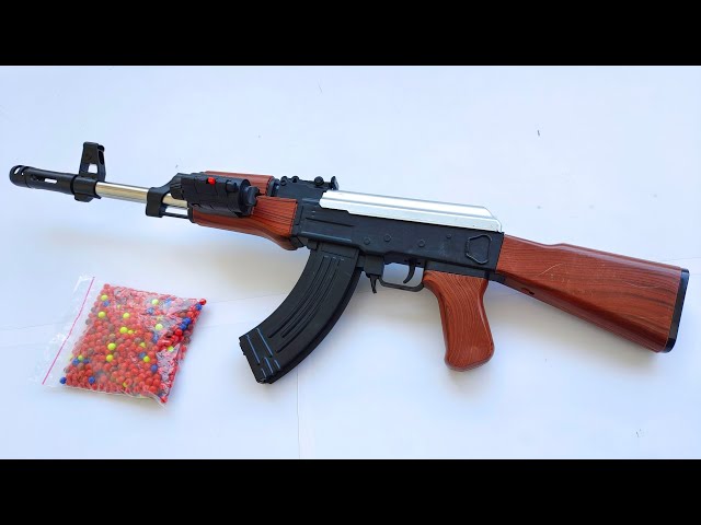 AK47 AK-47 MACHINE GUN TOY SOFT DART PISTOL ASSAULT POLICE RIFLE COMPLETE  SET