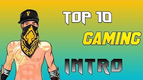 TOP 10 GAMING INTRO | FREE TEMPLATE NO TAXT