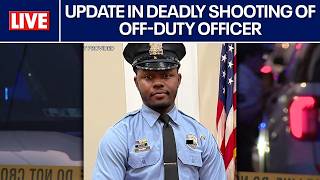 LIVE 🔴 Officials provide update in deadly shooting of off-duty Philly officer