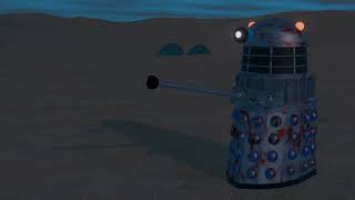 Dalek model and animation test 1