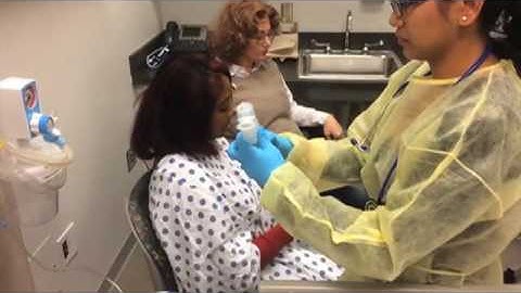 Small volume nebulizer simulation video