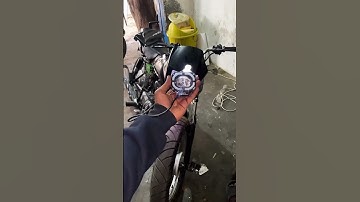 SPLENDOR MAI MODIFIED HEADLIGHT AUR NEW FOG LIGHT LGA DE | XEESHU #splendormodified