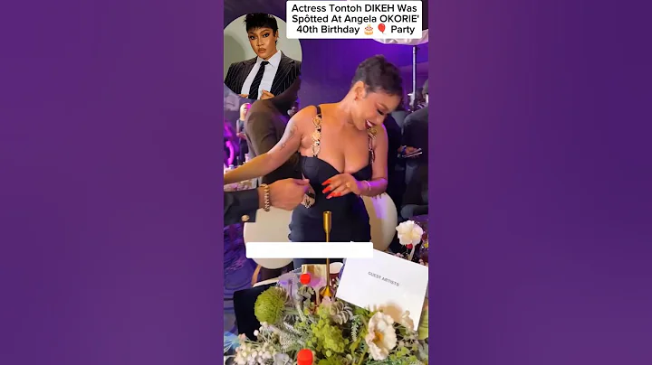 Actress Tonto DIKEH And Other Celebrities Spōtted At Actress Angela OKORIE's 40th Birthday 🎂🎈🎂
