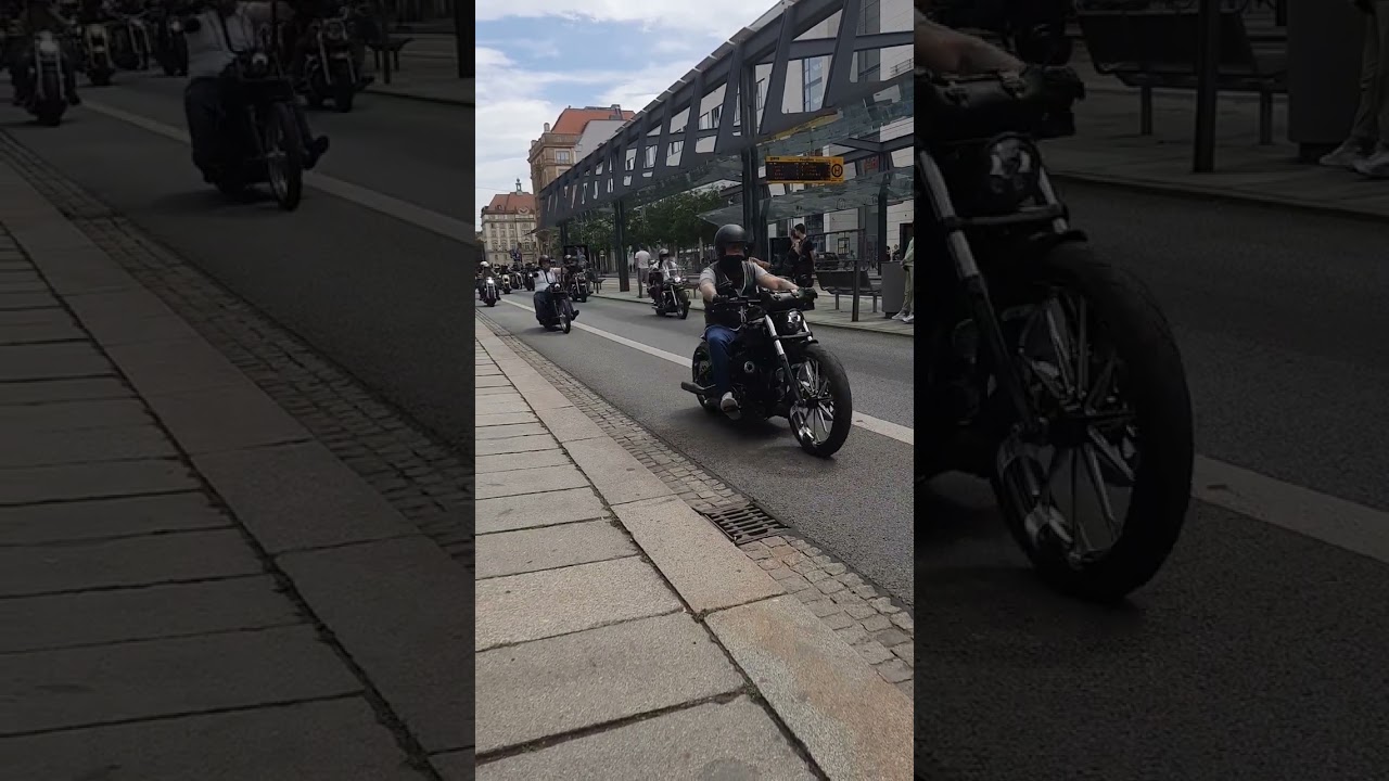Harley Days 2023 Dresden - Parade in voller Länge