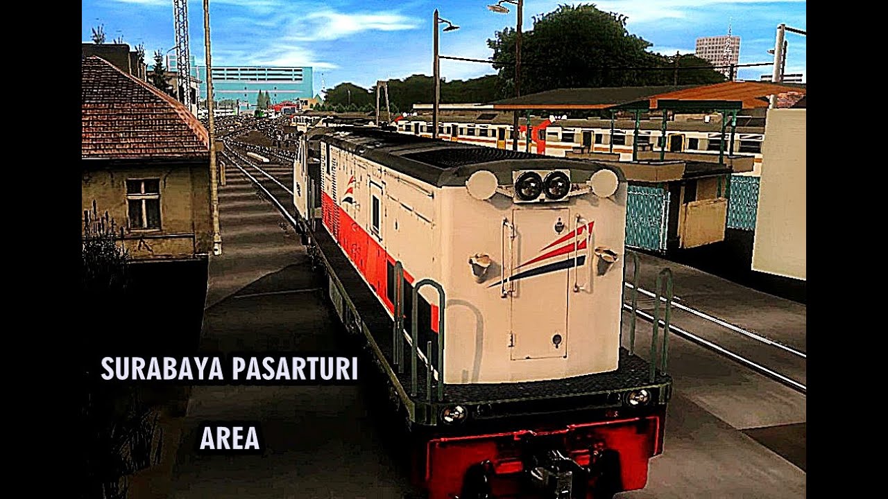 (HD) TRAINZ SIMULATOR INDONESIA - Aktivitas Pagi hari ...