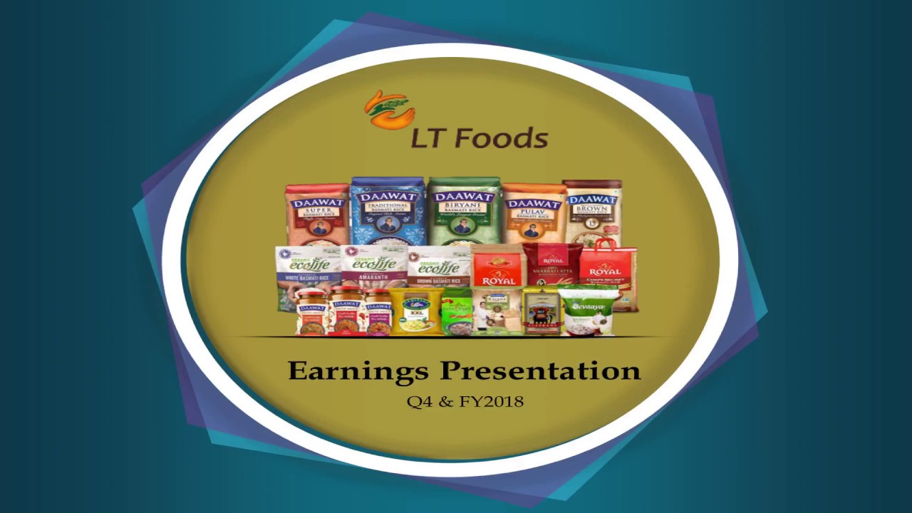 LT FOODS LTD Investor Presentation - March 2018