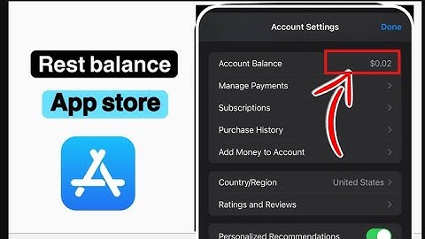  Reset App Store Balance to $0.00 to Change Country 