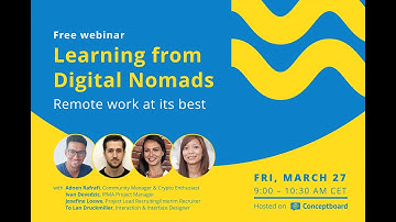 #Remoteready Learning from Digital Nomads - Remote work at its best!