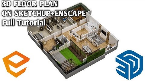Isometric 3d Floor Plan On Sketchup + Enscape. (Final Part)