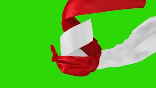 Green screen Bendera merah putih