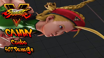 SFV V Trigger Cammy Combo 507 Damage [1080p]