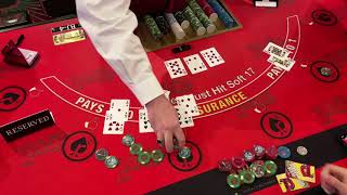 WINNING IN LAS VEGAS! $1000 Buy-In Double Deck Blackjack From the Plaza Hotel & Casino! Episode #2
