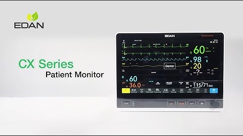 EDAN CX Series Patient Monitor | Key Feature Demostration