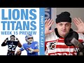 Tennessee Titans vs Detroit Lions Preview