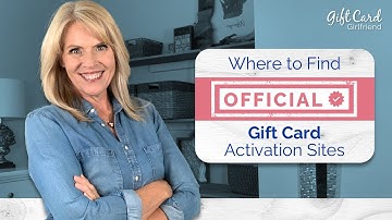 How to Find OFFICIAL Gift Card Activation Websites