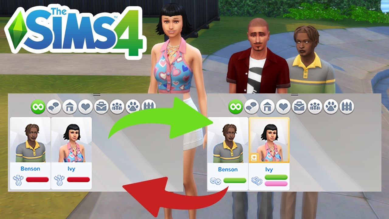 How To Edit Relationships (Cheat) - The Sims 4 