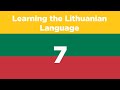 Learning The Lithuanian Language - Part 7 🇱🇹