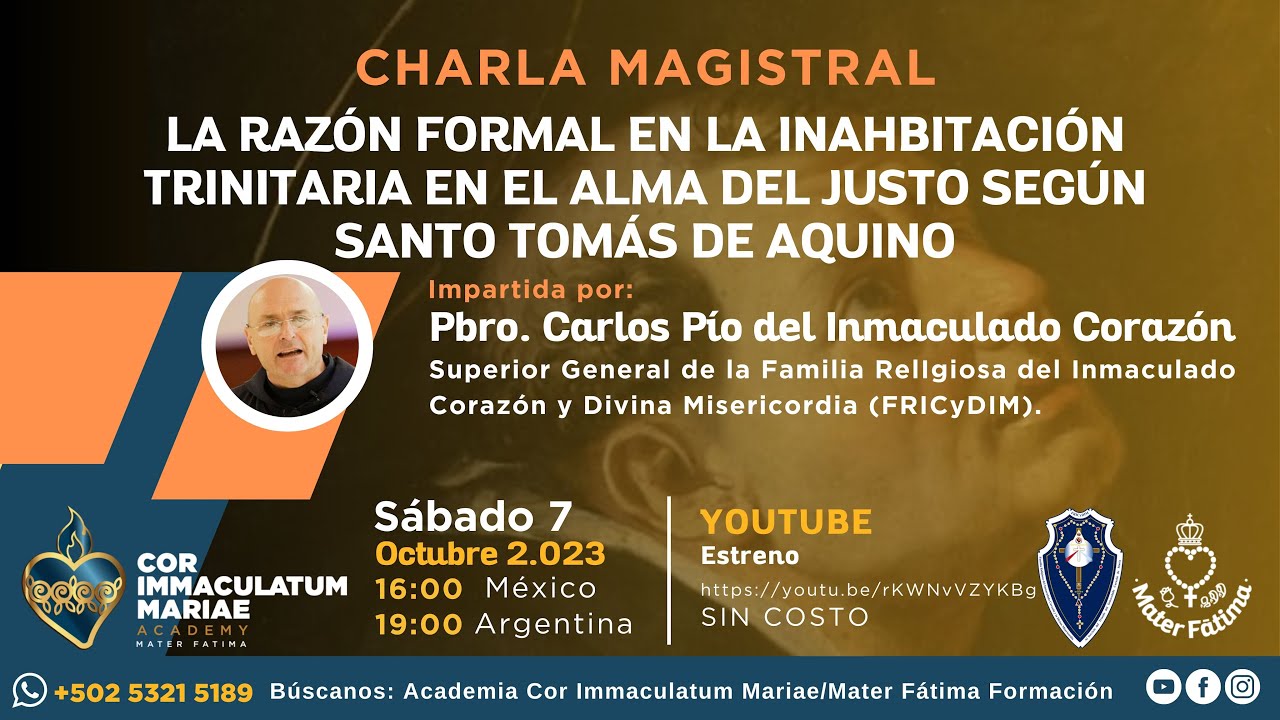 La Razón en la Inhabitación Trinitaria en el alma del justo, segú Santo Tomás de Aquino