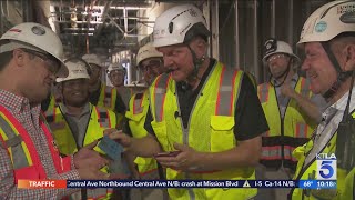Clippers owner Steve Ballmer shows off team’s future home, Intuit Dome