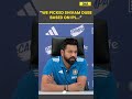 Rohit Sharma On Shivam Dube selection In T20 World Cup Squad #shorts #t20worldcup2024 #ipl2024