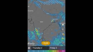Rain Forecast of India for the next Three days from  1 st June. - Windy.com screenshot 5