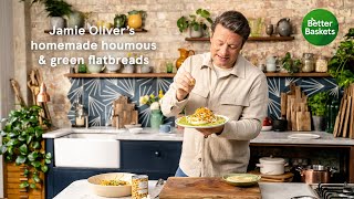 Jamie's Homemade Houmous and Green Flatbreads | Tesco