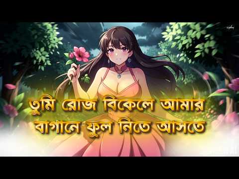 তুমি রোজ বিকেলে আমার বাগানে ফুল নিতে আসতে। 🌸 song #song #music #lyrics #new #2026