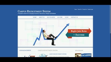 Campus Recruitment System | Java JSP Servlet Project | Java JSP CRUD Project