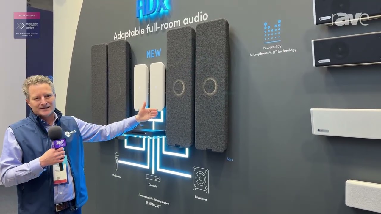 ISE 2026: Nureva Showcases HDL, HDX Full-Room Audio Conferencing Systems for Meeting Rooms