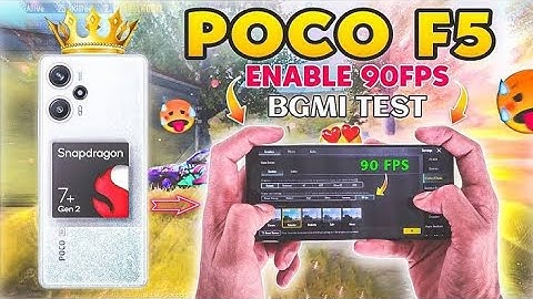 POCO F5 PARANOID ANDROID 13 TOPAZ BGMI 90 FPS TEST WITH FPS METER BEST GAMING ROM