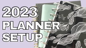 2023 PLANNER SETUP | SETTING UP ALL OF MY PLANNERS FOR THE UPCOMING YEAR!