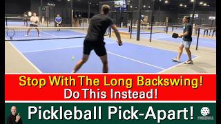 Pickleball! How To Generate More Power With No Backswing!