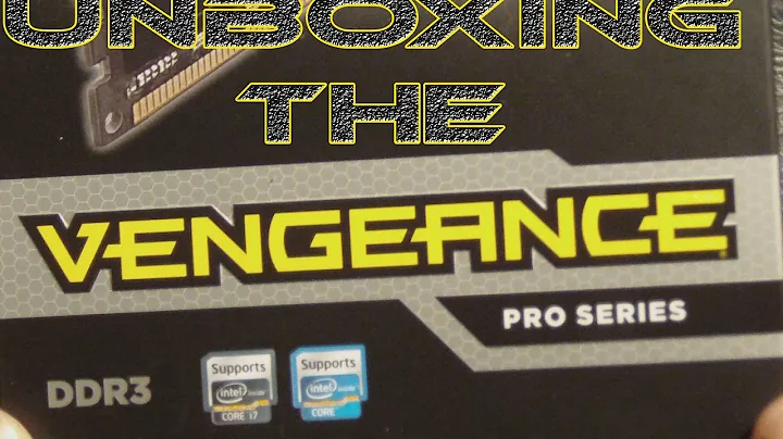 unboxing corsair vengeance pro series 16gb