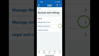 Turning on message notifications in the NHS App screenshot 5