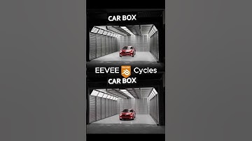 Render EEVEE vs Cycles in #blender