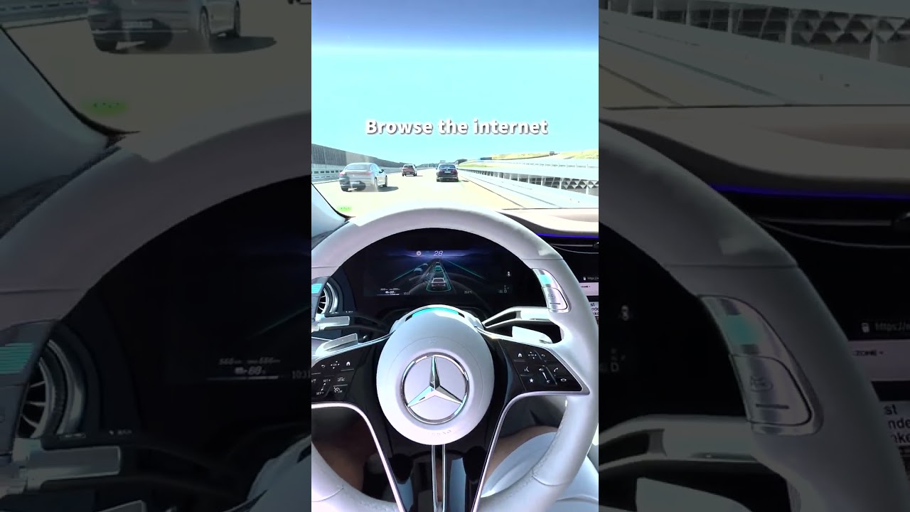 Mercedes' Drive Pilot Lets You Play Games While Driving