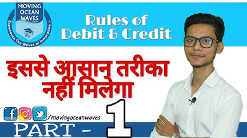 01-Rules of Debit & Credit for class 11 | Accountancy | Moving Ocean Waves || By Rehan Ansari
